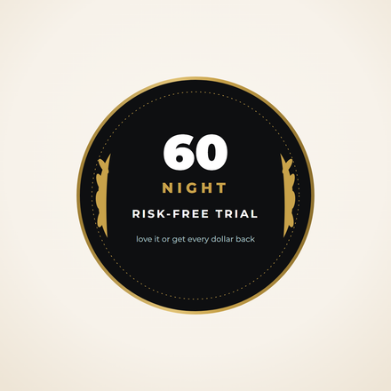 60-night risk-free trial badge